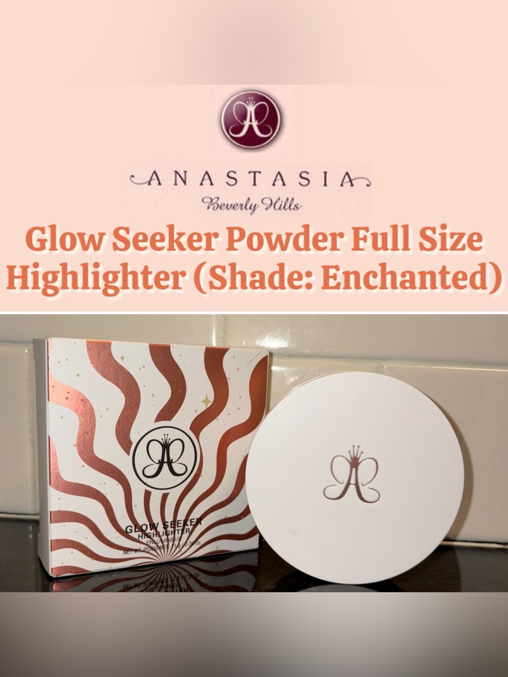 Anastasia Beverly Hills Glow Seeker Powder Highlighter in Shade Enchanted - New
